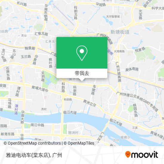 雅迪电动车(棠东店)地图