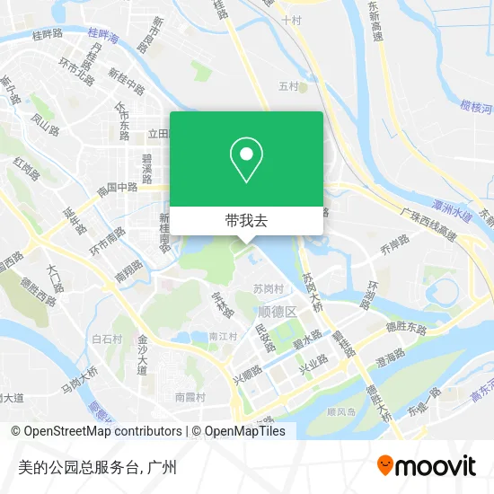 美的公园总服务台地图