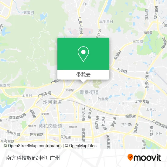 南方科技数码冲印地图