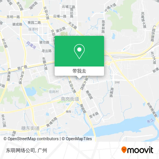 东萌网络公司地图