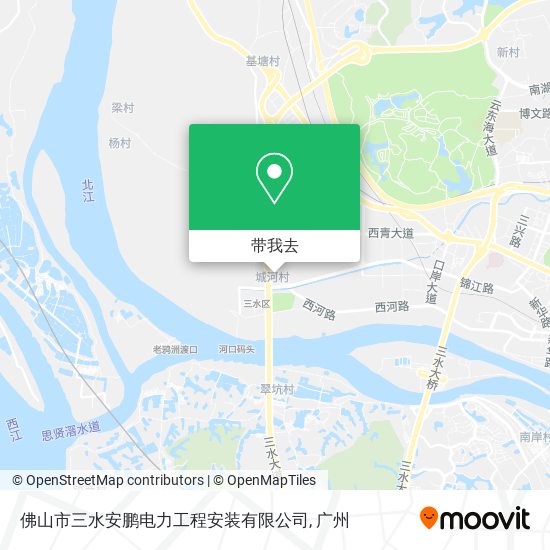 佛山市三水安鹏电力工程安装有限公司地图