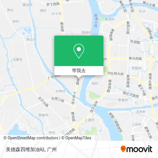 美德森四维加油站地图