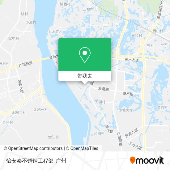 怡安泰不锈钢工程部地图