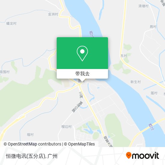 恒微电讯(五分店)地图