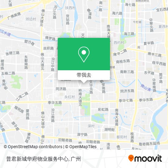 普君新城华府物业服务中心地图