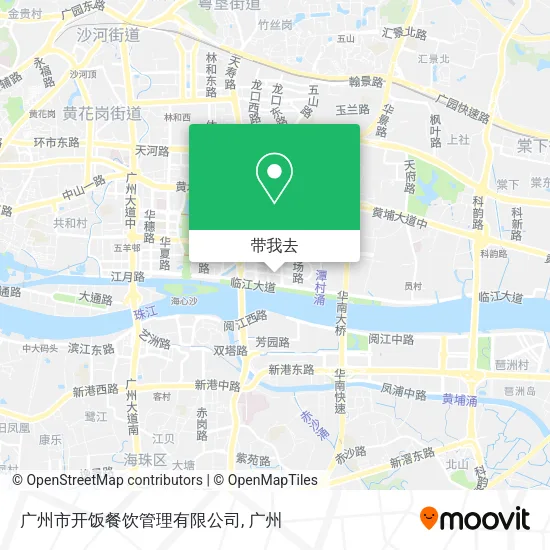 广州市开饭餐饮管理有限公司地图