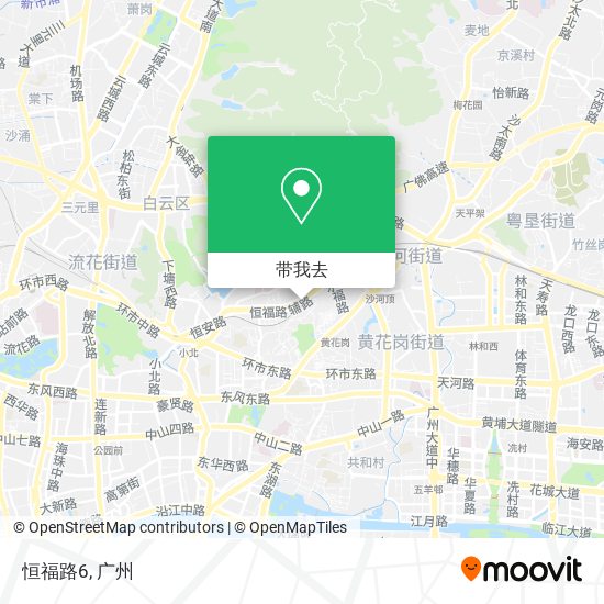 恒福路6地图