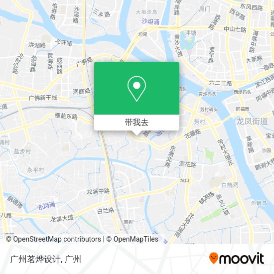 广州茗烨设计地图