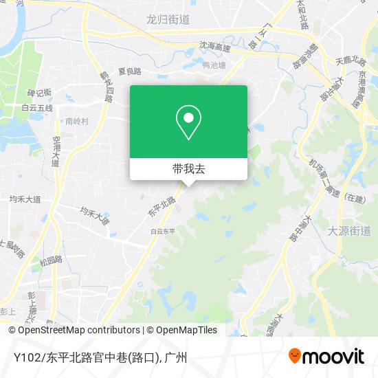 Y102/东平北路官中巷(路口)地图