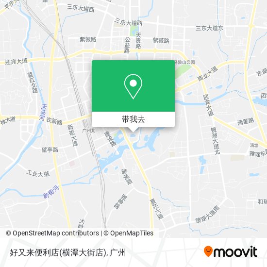 好又来便利店(横潭大街店)地图