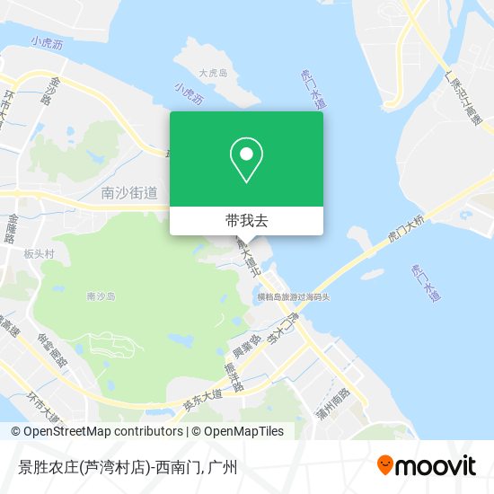 景胜农庄(芦湾村店)-西南门地图