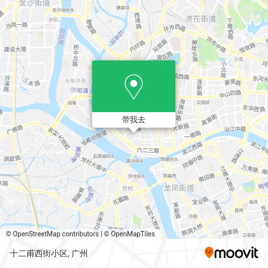 十二甫西街小区地图
