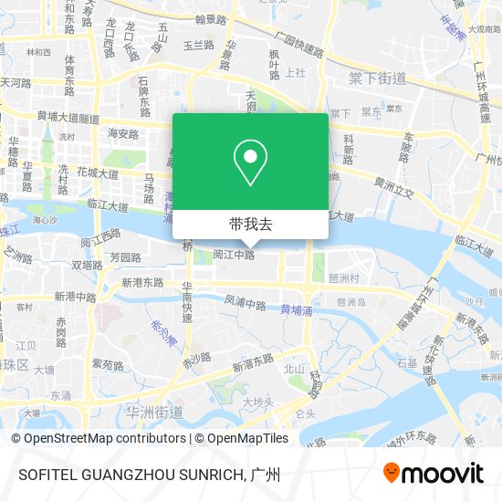 SOFITEL GUANGZHOU SUNRICH地图