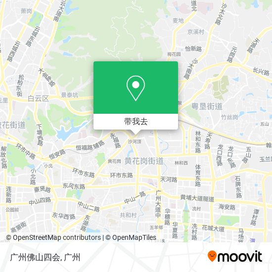 广州佛山四会地图