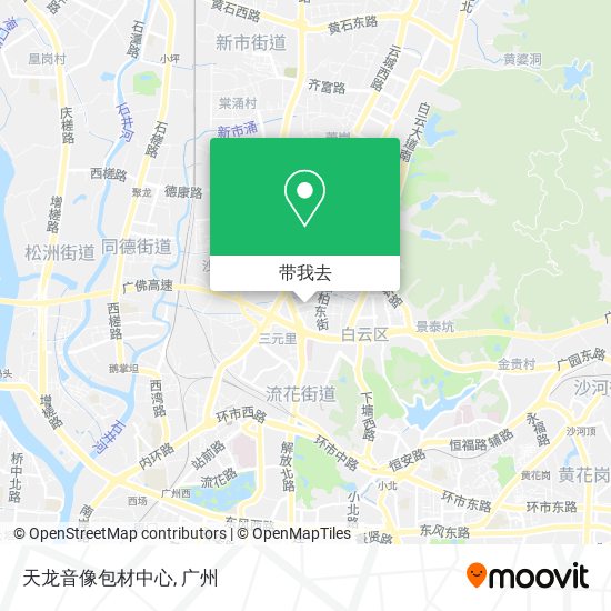 天龙音像包材中心地图