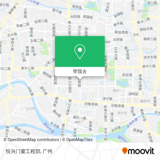 恒兴门窗工程部地图