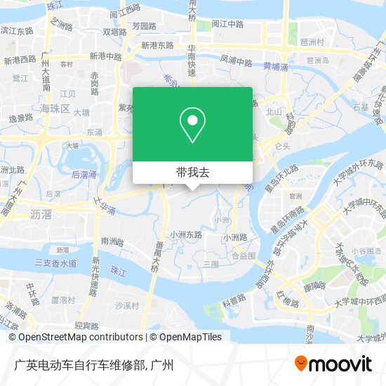 广英电动车自行车维修部地图