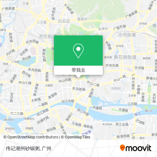 伟记潮州砂锅粥地图