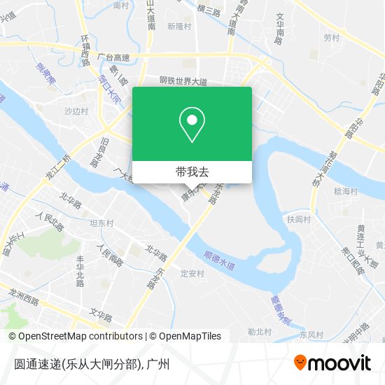 圆通速递(乐从大闸分部)地图