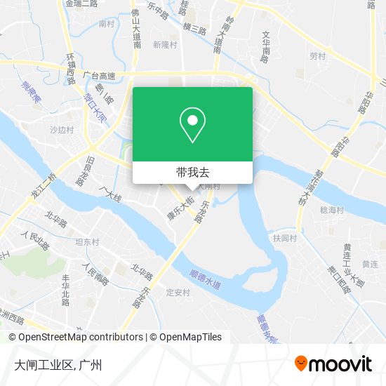 大闸工业区地图