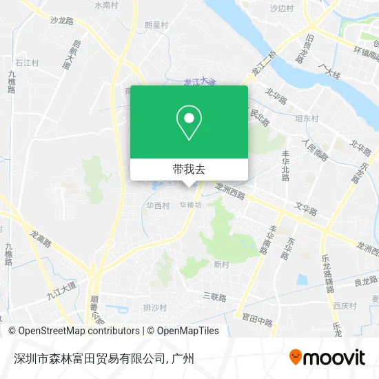深圳市森林富田贸易有限公司地图