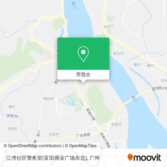 江湾社区警务室(富田商业广场东北)地图