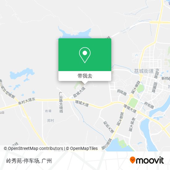 岭秀苑-停车场地图