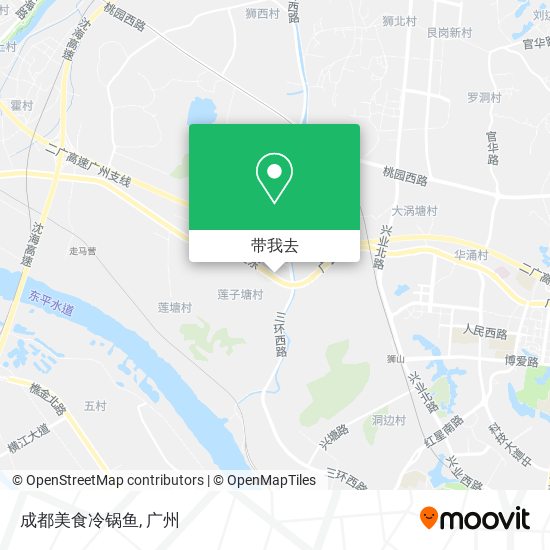 成都美食冷锅鱼地图