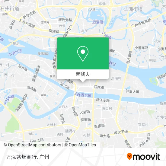 万泓茶烟商行地图