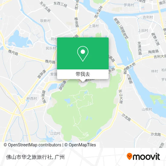 佛山市华之旅旅行社地图