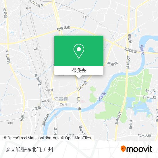 众立纸品-东北门地图