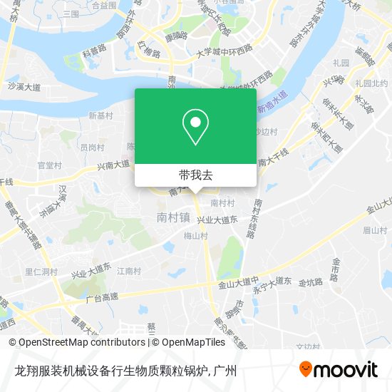 龙翔服装机械设备行生物质颗粒锅炉地图