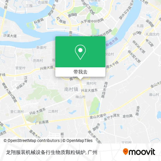 龙翔服装机械设备行生物质颗粒锅炉地图