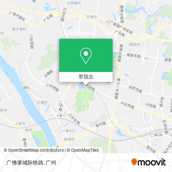 广佛肇城际铁路地图