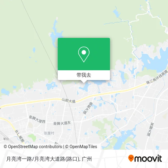 月亮湾一路/月亮湾大道路(路口)地图