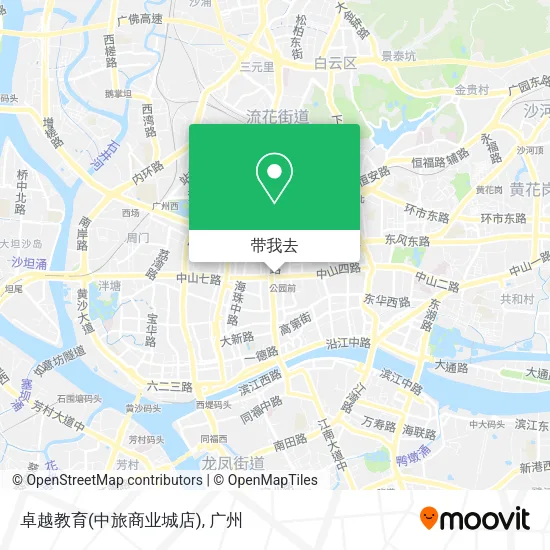卓越教育(中旅商业城店)地图
