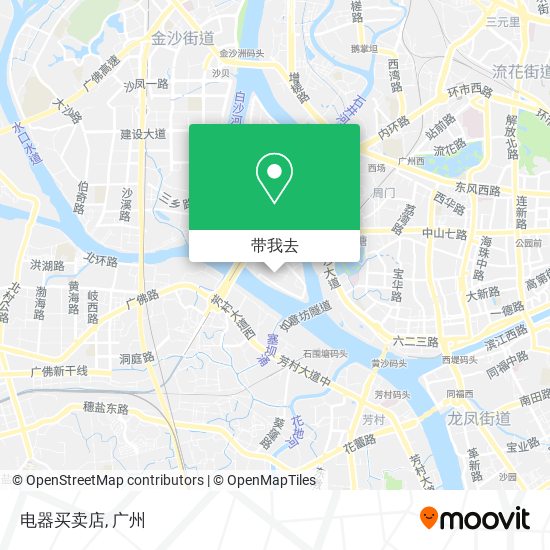 电器买卖店地图