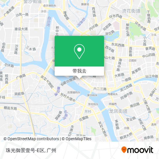 珠光御景壹号-E区地图