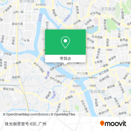 珠光御景壹号-E区地图