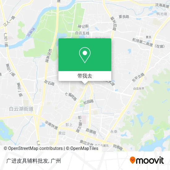 广进皮具辅料批发地图