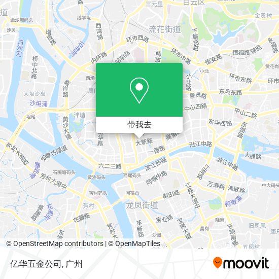 亿华五金公司地图