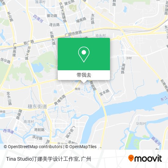 Tina Studio汀娜美学设计工作室地图