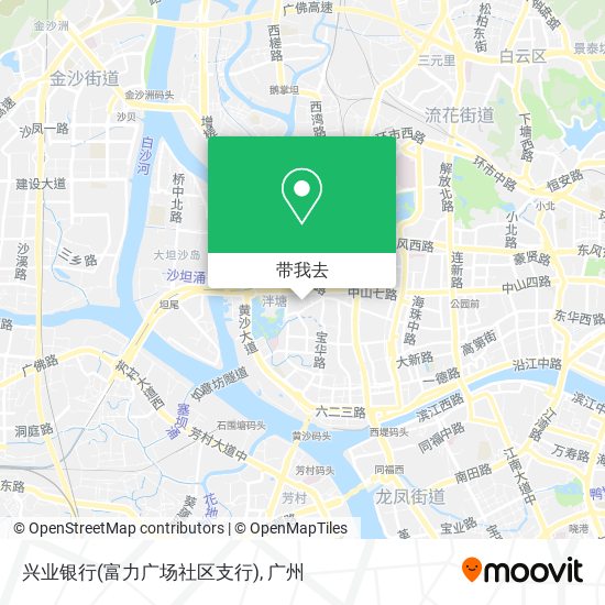 兴业银行(富力广场社区支行)地图