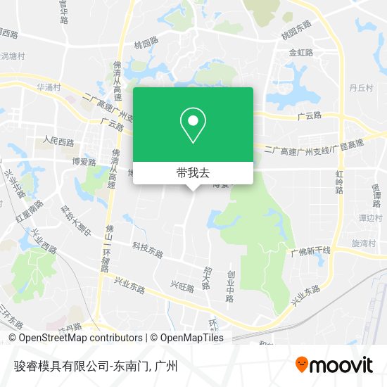 骏睿模具有限公司-东南门地图