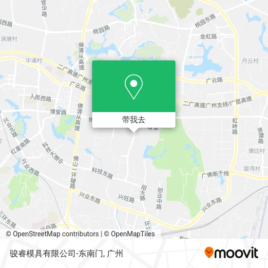 骏睿模具有限公司-东南门地图
