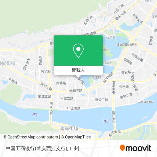 中国工商银行(肇庆西江支行)地图