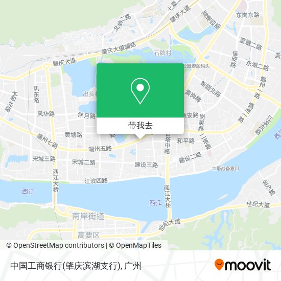 中国工商银行(肇庆滨湖支行)地图