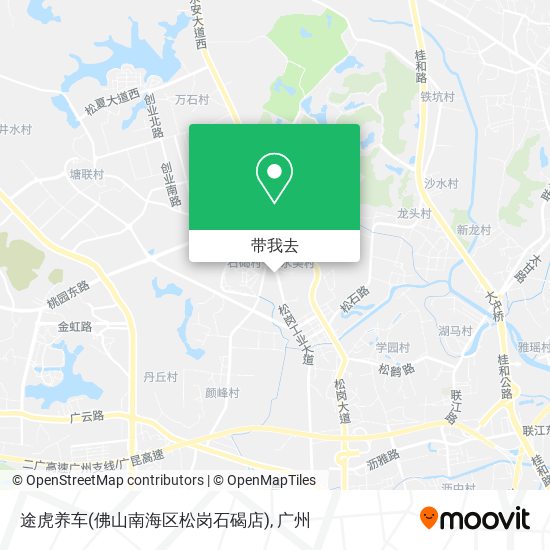 途虎养车(佛山南海区松岗石碣店)地图