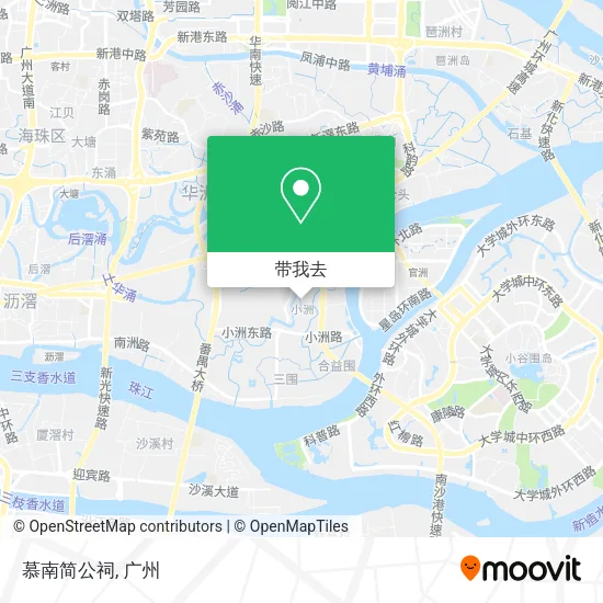 慕南简公祠地图