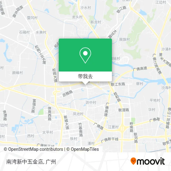 南湾新中五金店地图